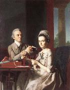 John Singleton Copley Thomas Mifflin and seine Ehefrau Spain oil painting reproduction